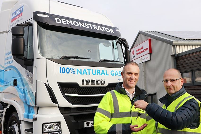 Calor Trials UK's First Iveco Stralis 6x2 LNG Truck